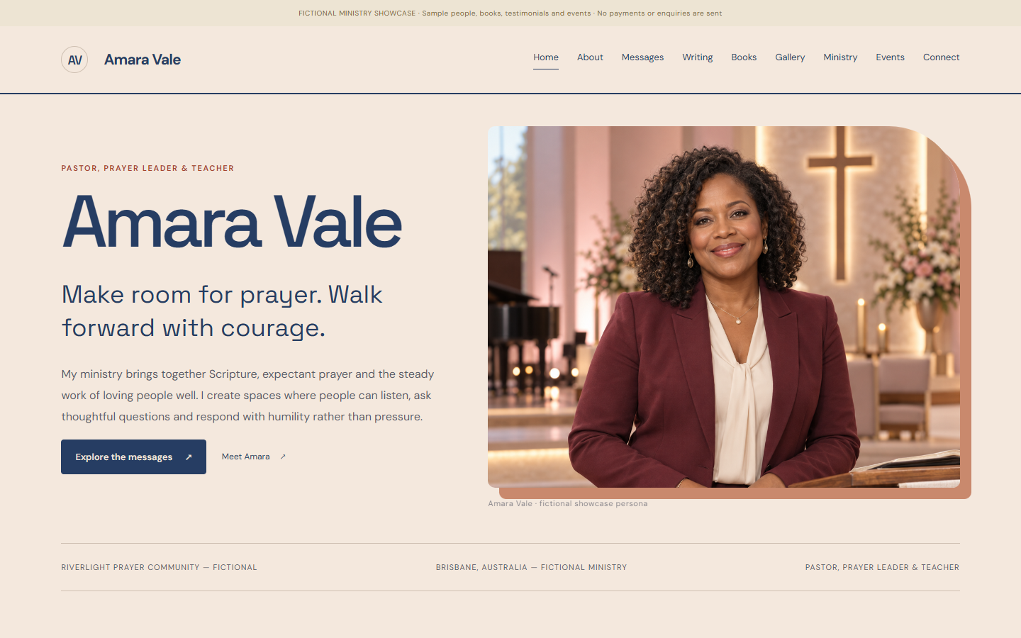Explore Amara Okafor's teaching and media example website